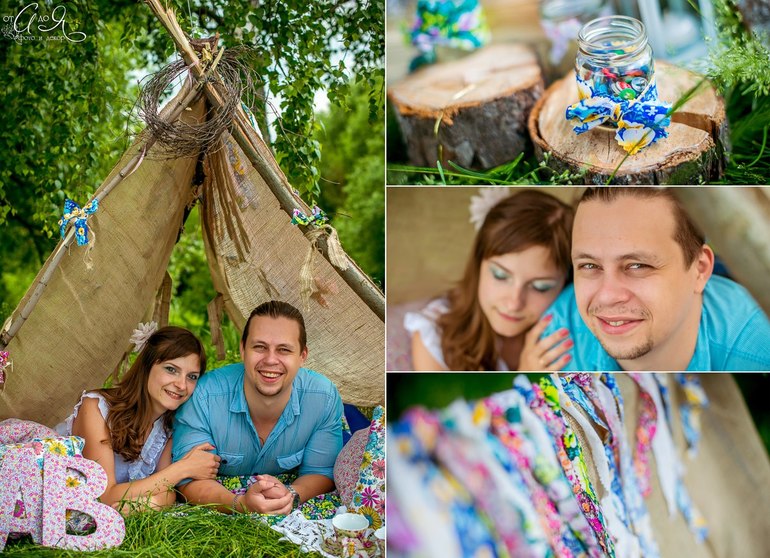 Ситцевая свадьба Анны и Владислава