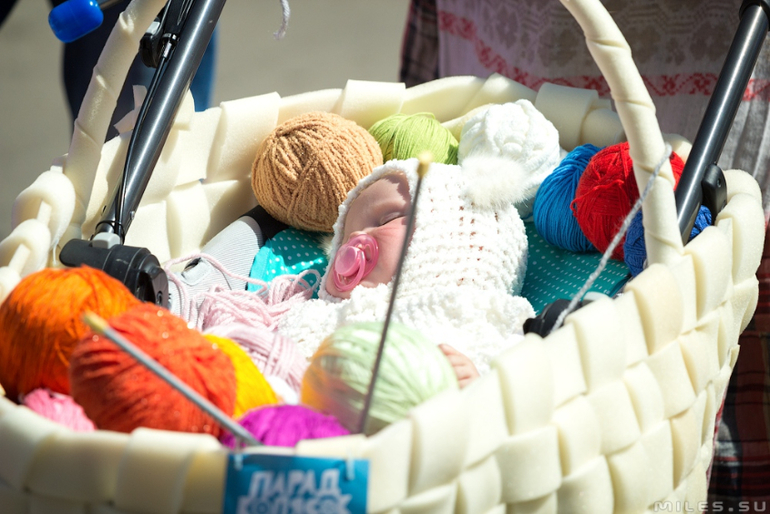 Парад колясок 2014. Парк Горького. Мать и дитя.