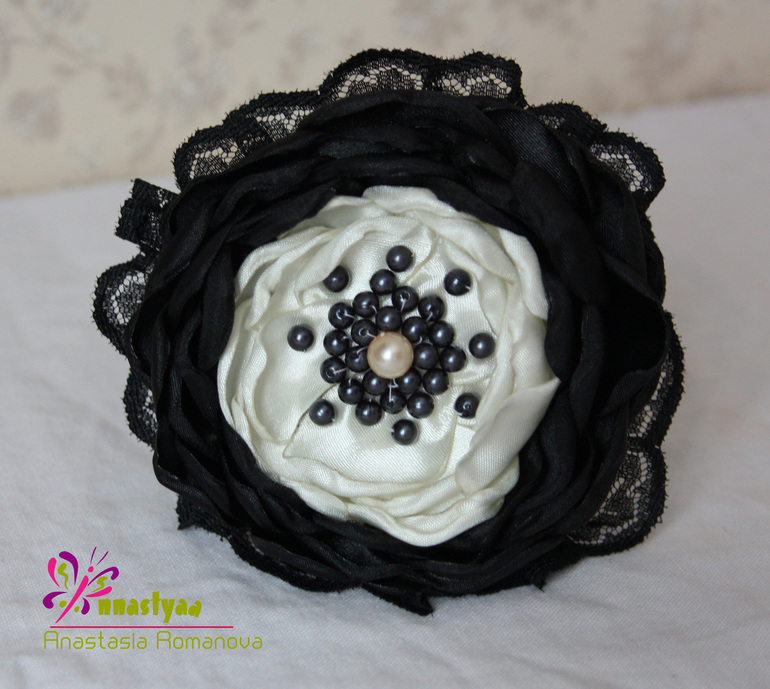 Чудесный подарок -  ободок и открытка.