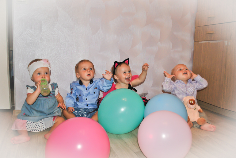 Анютка с рождения до года!!!