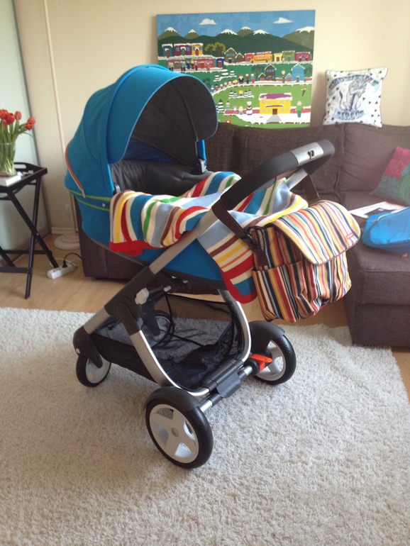 Моя красотка Stokke Crusi urban blue :)