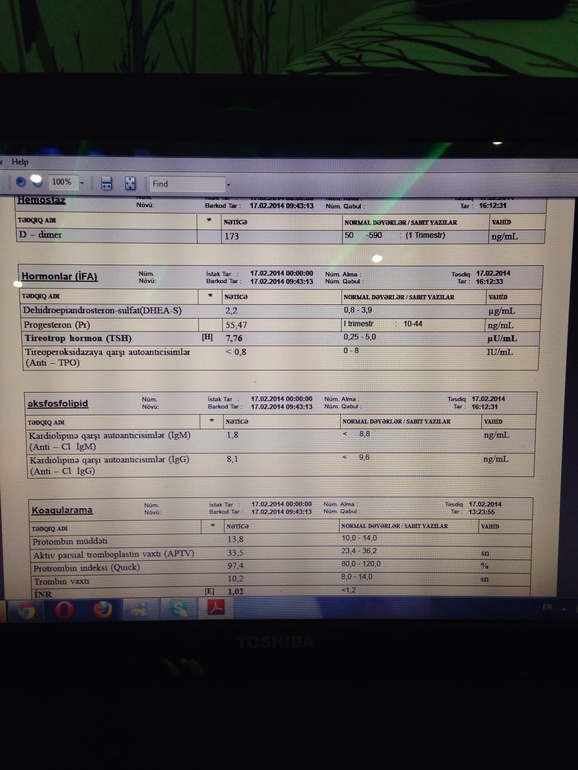Уровень TSH повышен! У кого так?!