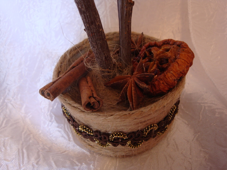 Новый топиарий "Яблоко с корицей"