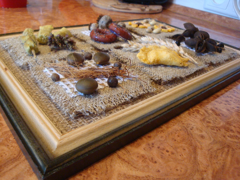 Кухонное панно. Триптих закончен. (много фото)