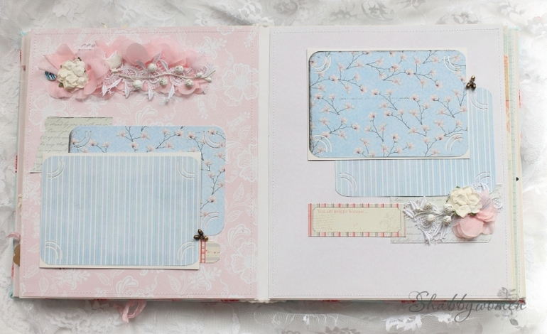 Альбом для новорожденной девочки.