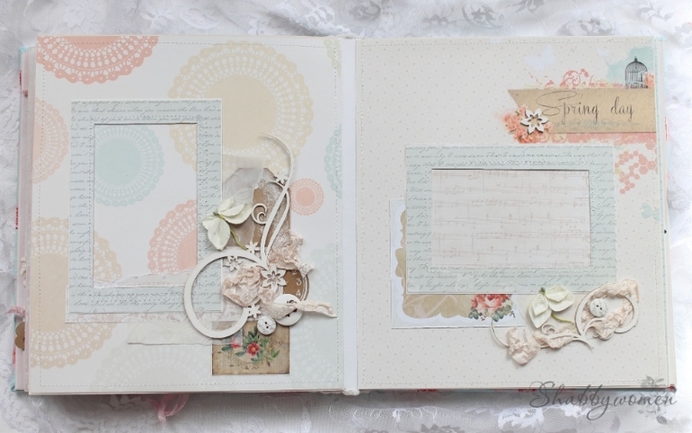 Альбом для новорожденной девочки.