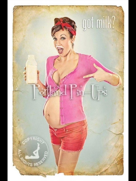 Идеи для фотосессии беременных, часть первая PIN UP мамочки