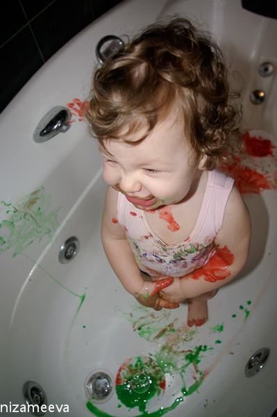 Ванна как холст