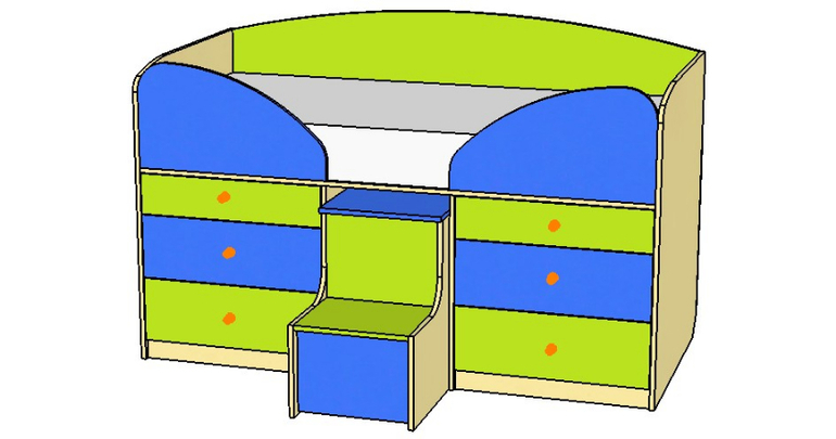 Детская мебель вектор мебель