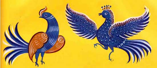 Мастер-класс "Городецкая роспись" детям от 10-15