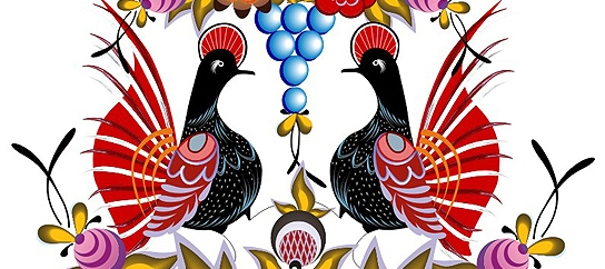 Мастер-класс "Городецкая роспись" детям от 10-15