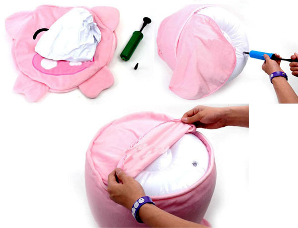 Надувные пуфики в ассортименте