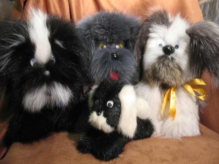 меховые игрушки