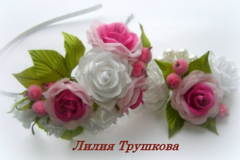 Наши заколочки и ободочки от Лилии Трушковой