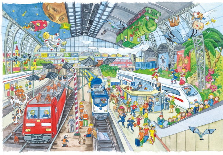 Сканы виммельбухов для скачивания.