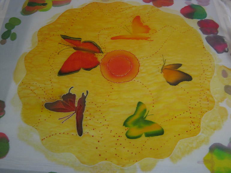 Первая работа в батике