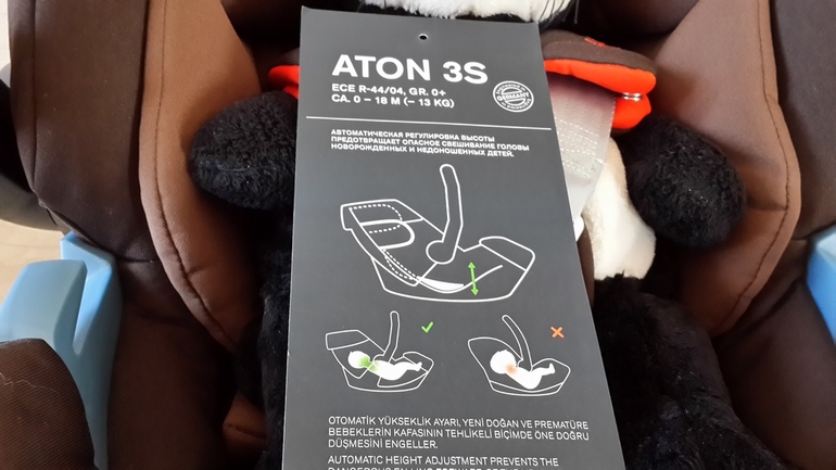 Автокресло Cybex Aton 3s + база Cybex Aton base 2-fix