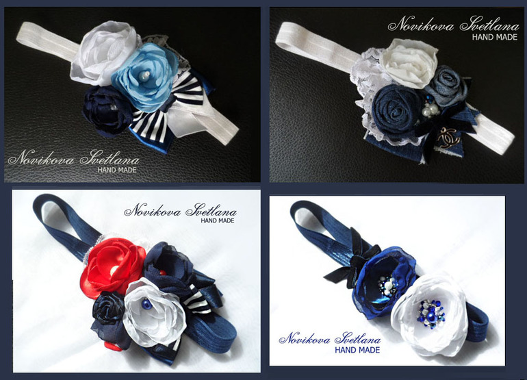 Эксклюзивные аксессуары для волос: ПОВЯЗКИ на голову, ШАПОЧКИ, ЗАКОЛКИ, БРОШИ для Маленьких Модниц.