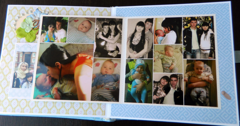 Альбом " Первый год жизни нашего сокровища - Максимки"