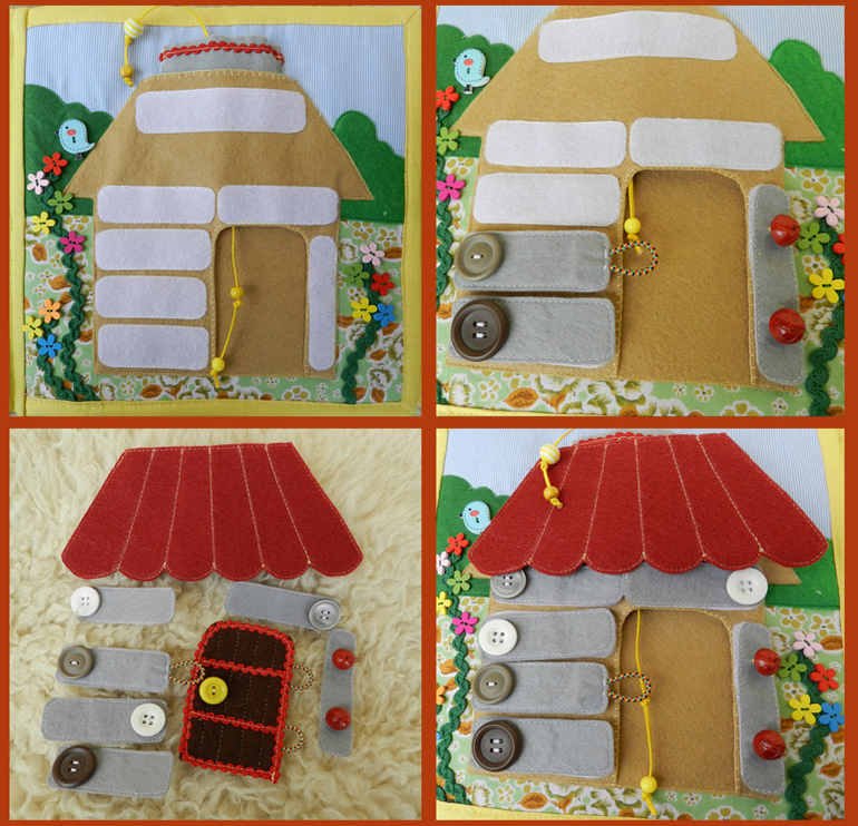 Развивающая книжка про мишку