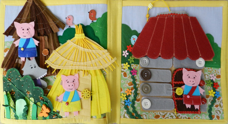 Развивающая книжка про мишку