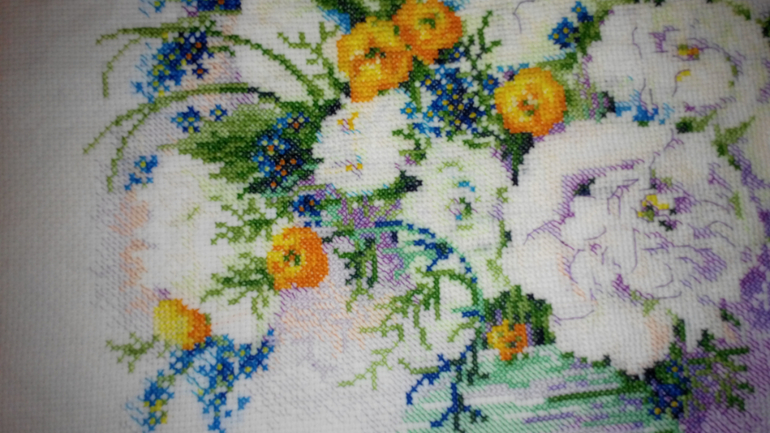 Акварельные пионы от Риолис!