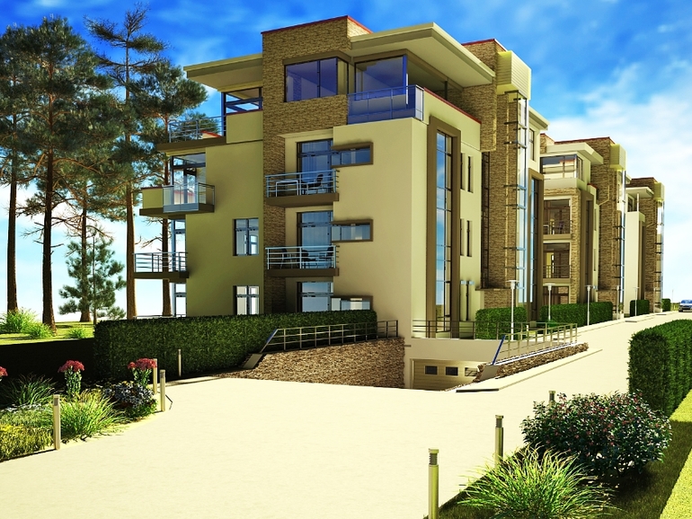 3D визуализация Комплекс отдыха,вот что получилось!