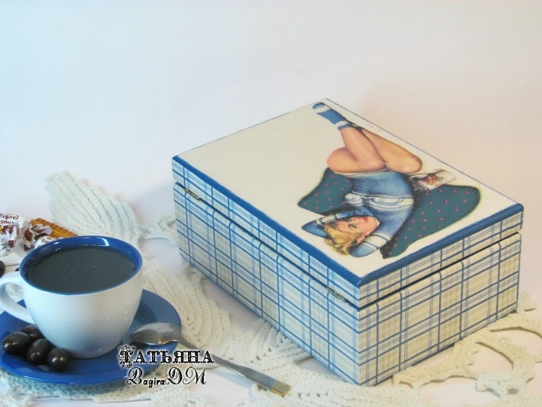 Чайная шкатулка, шкатулка для мелочей и досочки на закуску)))