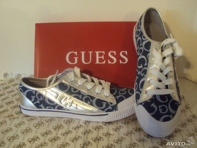Стильные кеды GUESS оригинал
