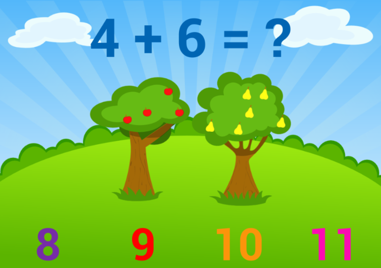 Математические игры для детей. Дерево математики. Математика игры для дошкольников. Математический лес.