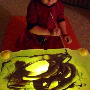 Рисование на песке