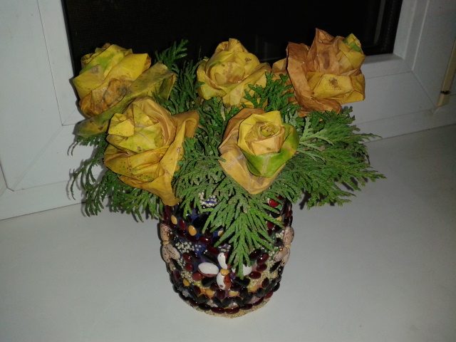 Наш поделок в садик на праздник осени.