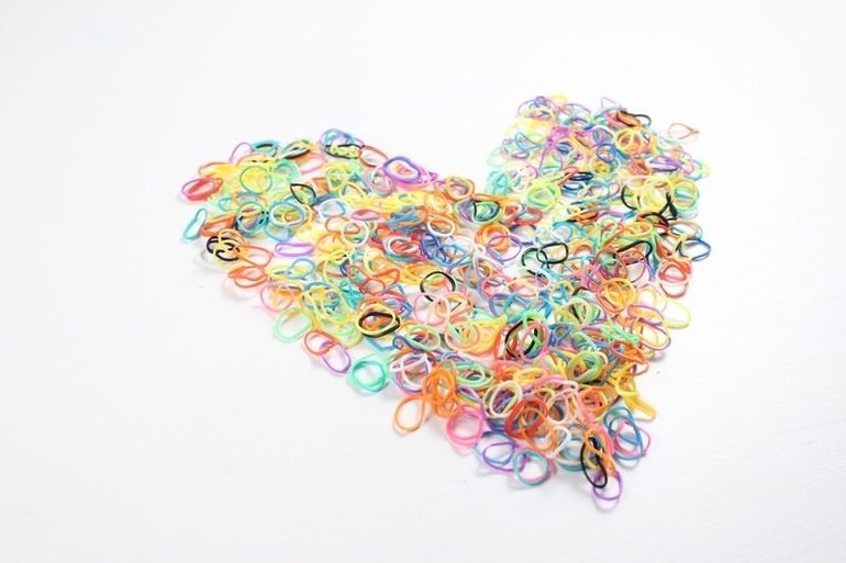 Резиночки из органического силикона Rainbow loom
