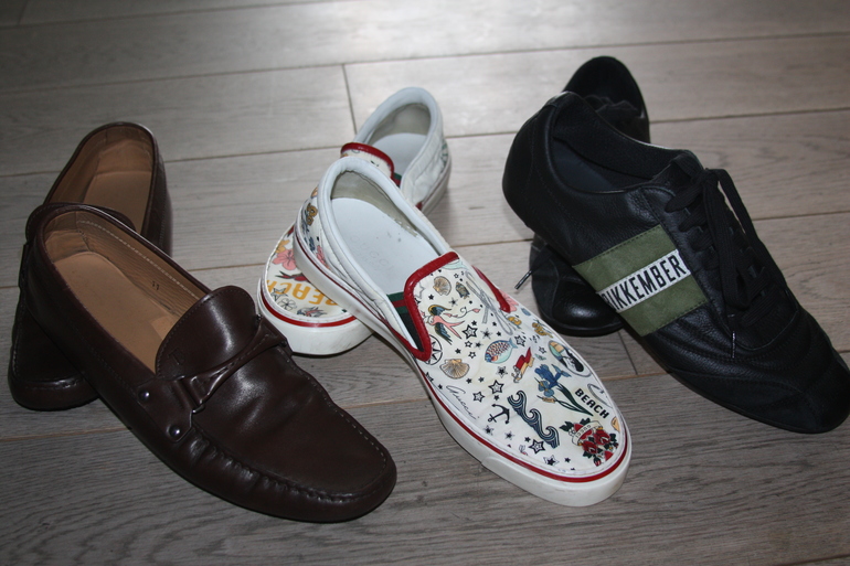 Кроссовки***BIKKEMBERGS*** и макасины***GUCCI и TODS***. Оригиналы!