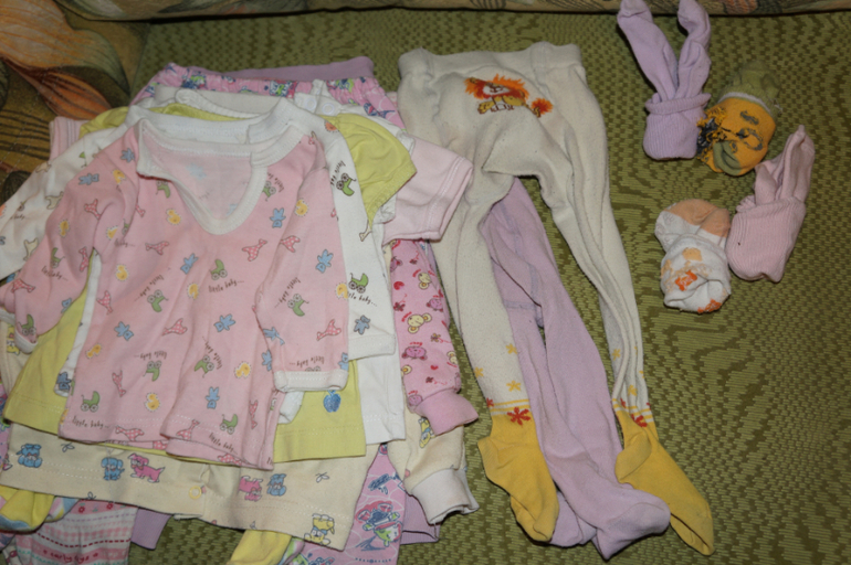 пакет вещей на девочку 56-68