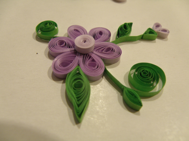 Первые пробы в квиллинге