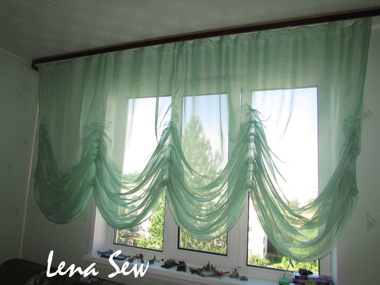 Шторки на тесьме