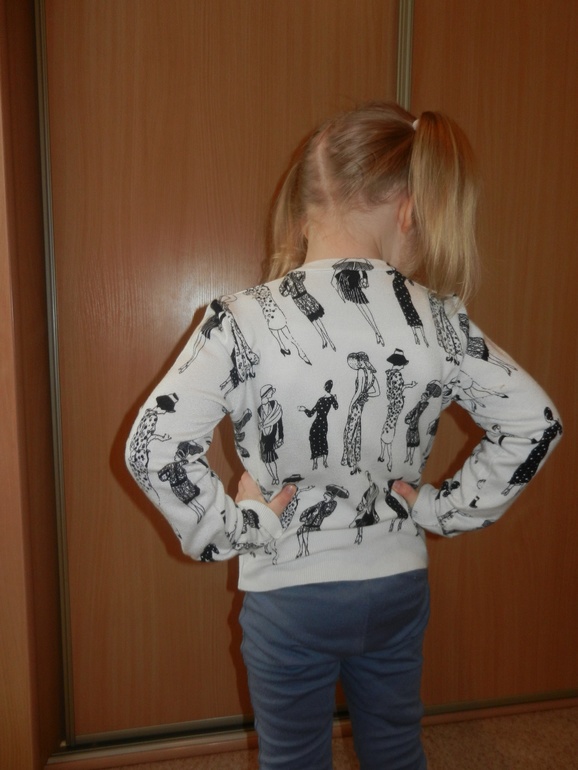 Кофточка для доченьки ("переделкино")