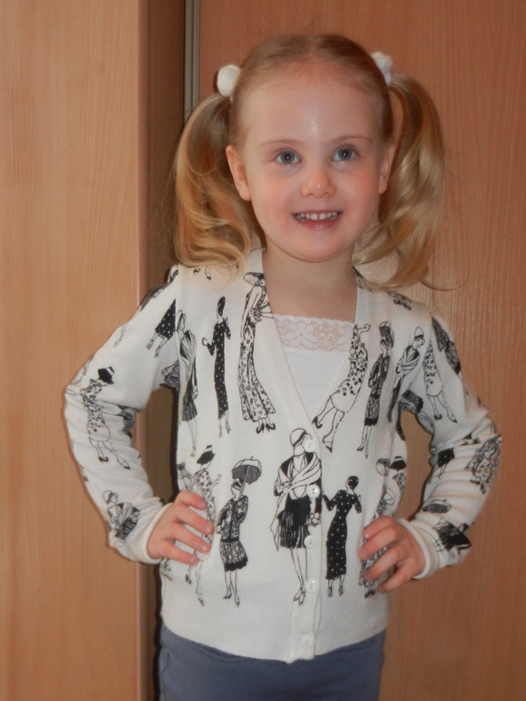 Кофточка для доченьки ("переделкино")