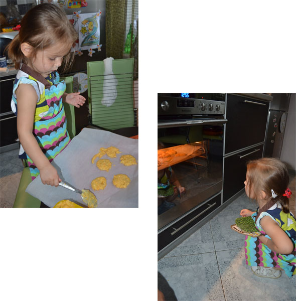 Готовим с детьми ФМ от Valiancy. Печенья из тыквы.