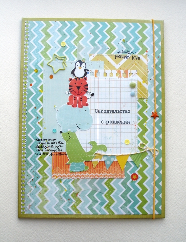 Папка для свидетельства