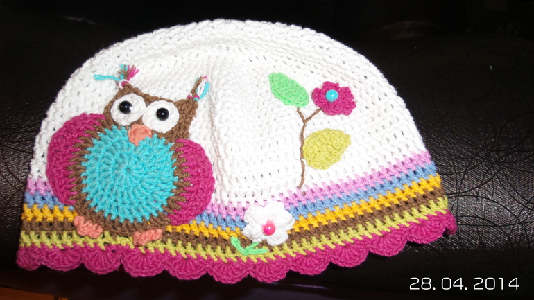 Шапочка с совой для моей Бандитки