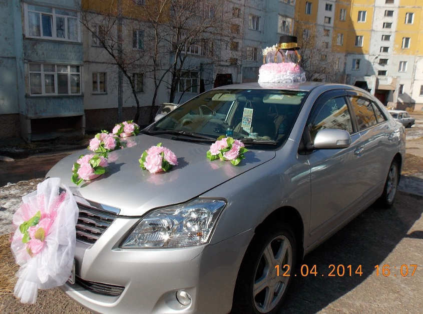 Вот так можно украсить машину. Могу помочь