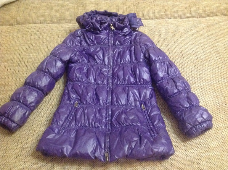 Фиолетовая куртка для девочек