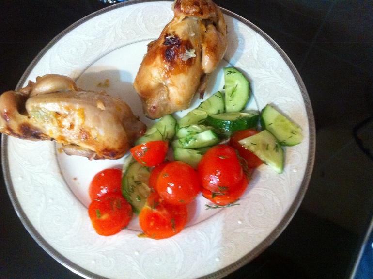 Запеченные перепела