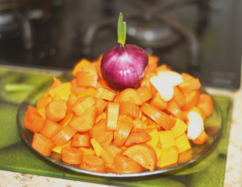 Крем-суп из тыквы.