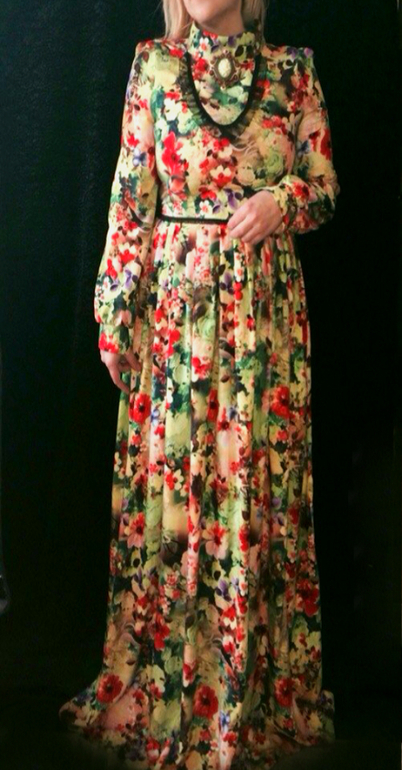 Готово мое платье для выставки.буду в нем!!!!УРА!!!!