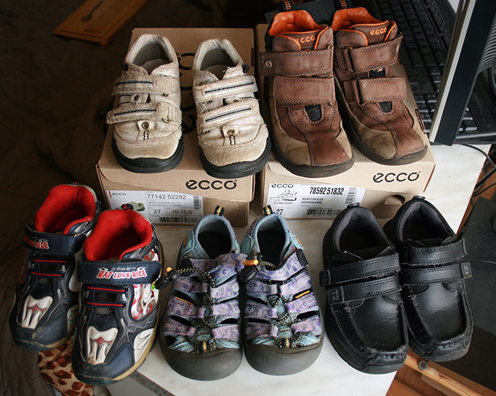 Продам 5 пар обуви 27-28разм: ECCO, KEEN и пр. 1000руб.