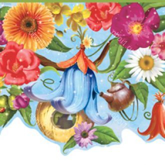 Стены в деткой .