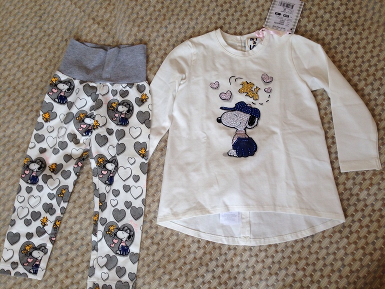 Monnalisa (NY&LON;), леггинсы+туника, 98 см, 3700 р.